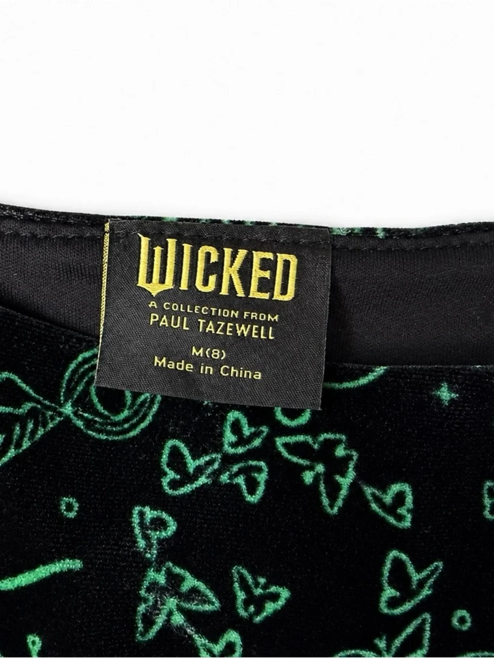 Wicked A Collection from Paul Tazewell Girls Graphic Fit & Flare Dress Size 8